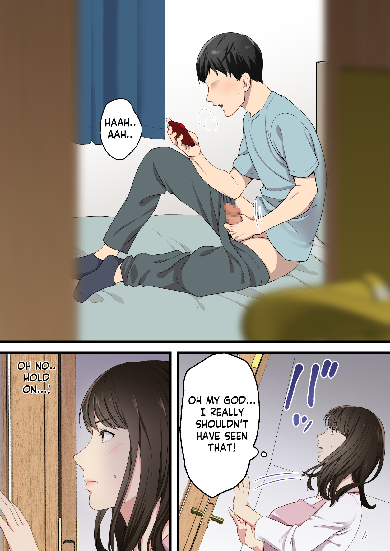 Hentai Manga Comic-Arguing mother and son who became a loving couple-Read-5